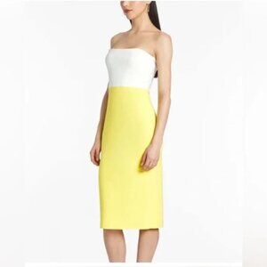 Amanda Uprichard Arie 100% Silk Mini Dress – Zest Yellow – Size Small NWT $125 R